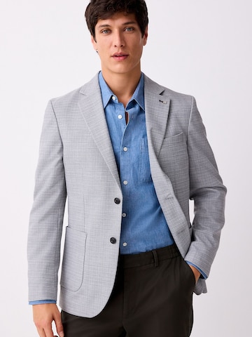 Coupe slim Veste de costume Next en gris : devant