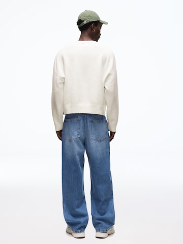 Bershka Baggy Дънки в синьо