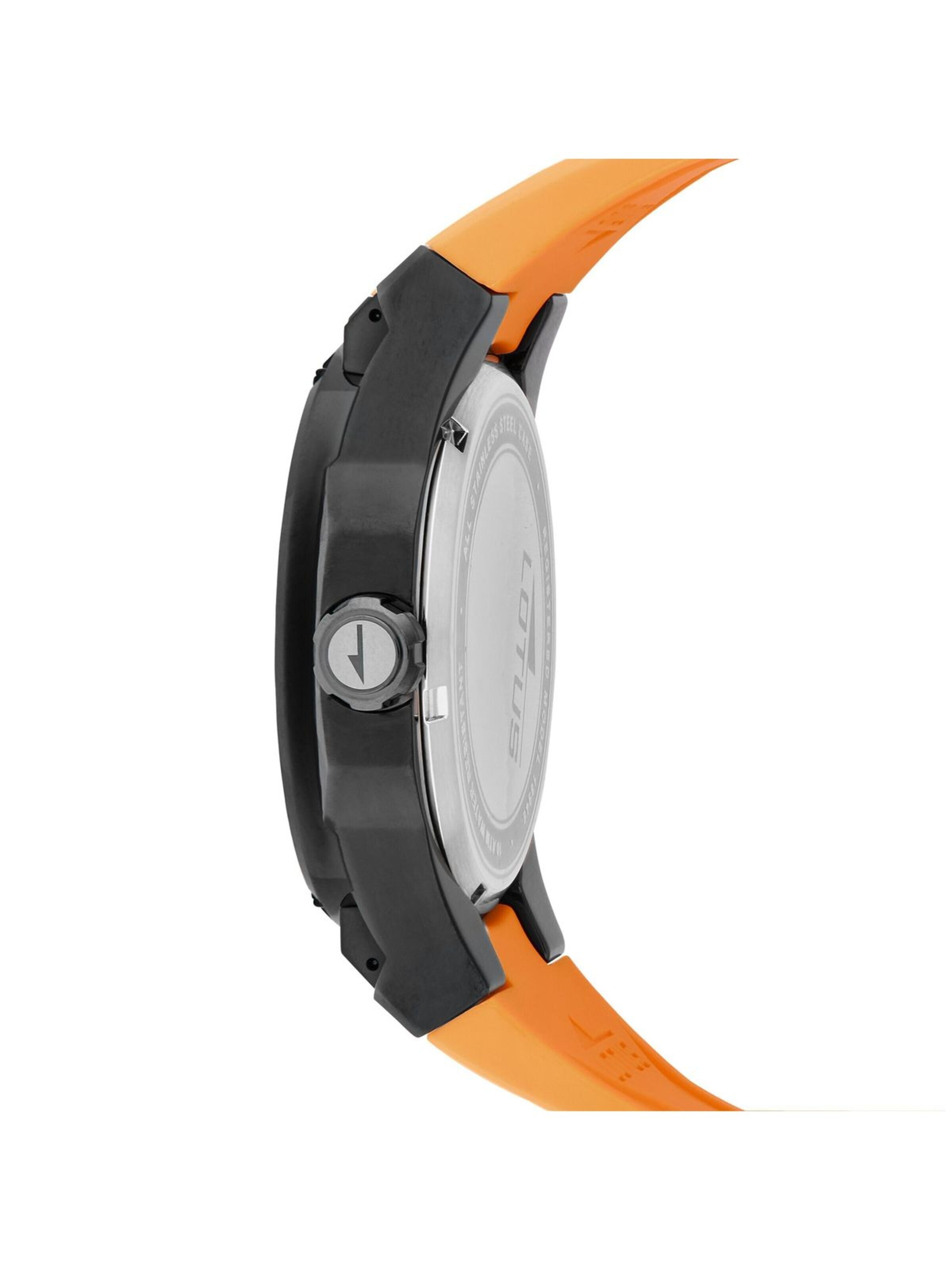 Montre à affichage analogique Lotus en orange