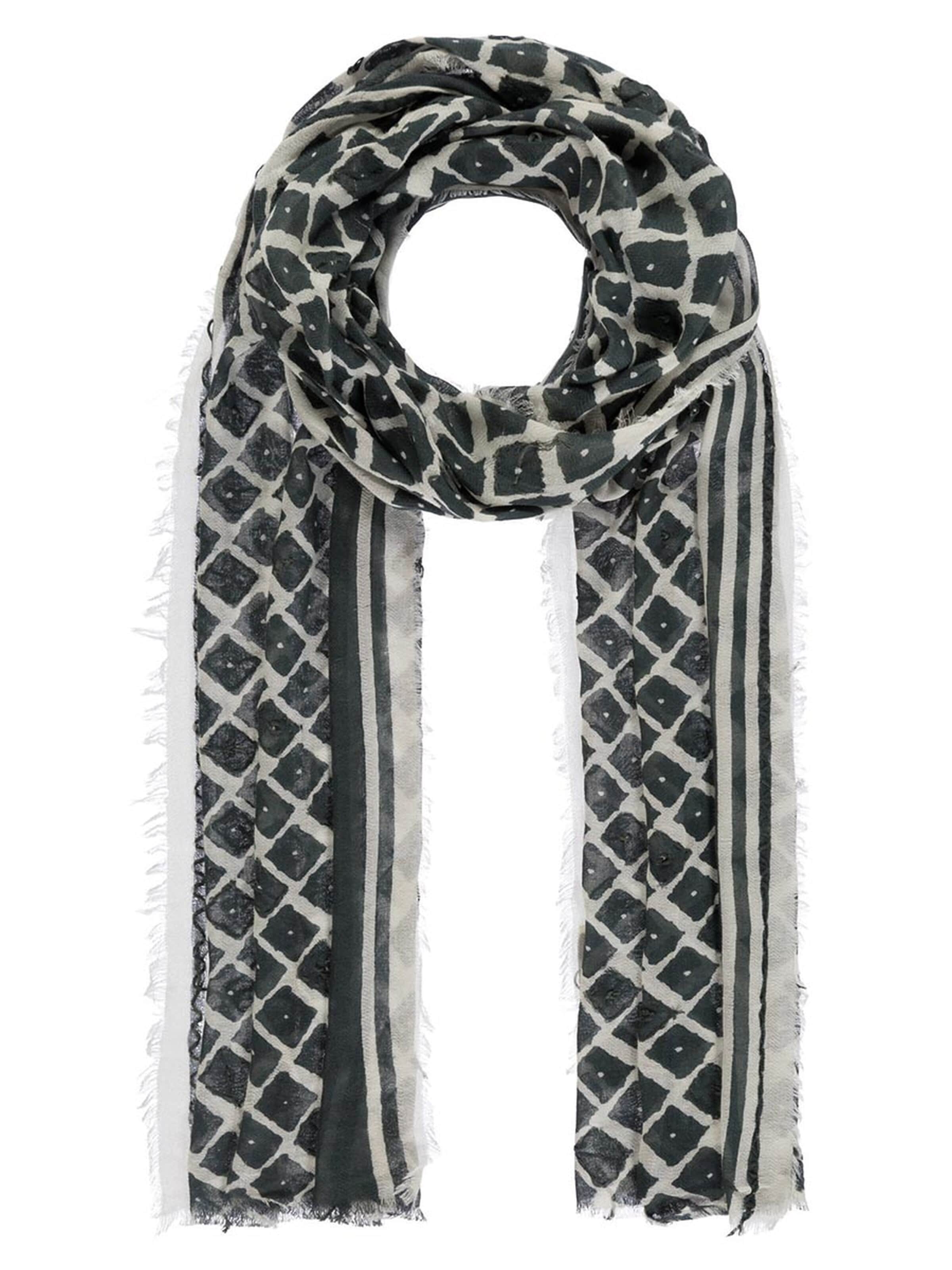 Passigatti Tuch 'Schal Herren mit Stickereien'‌‌‌‌‌‌‌‌ in Schwarz: Vorderseite