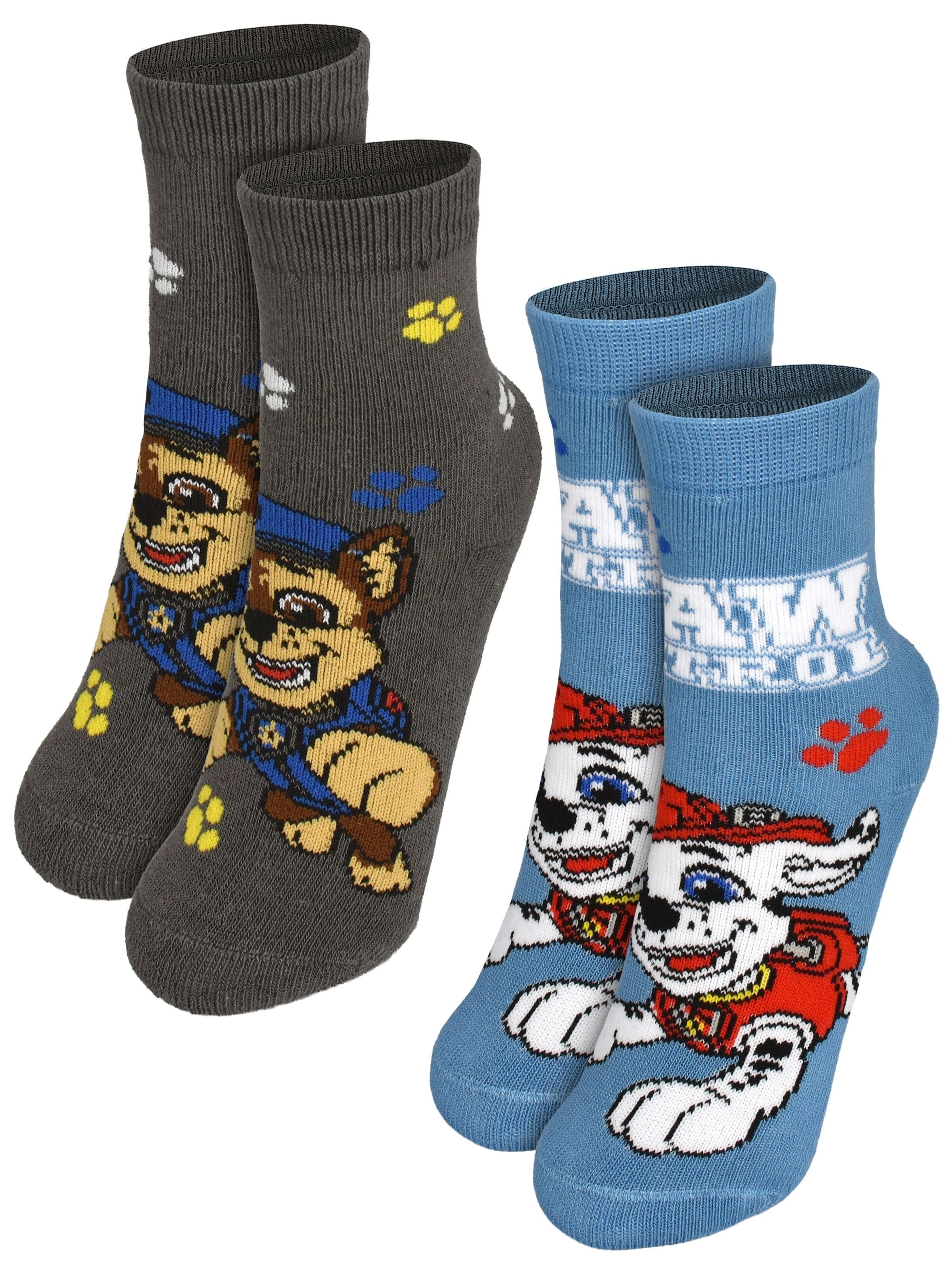 Paw Patrol Socken 'ABS Chase & Marshall'‌‌‌‌ in Mischfarben: Vorderseite