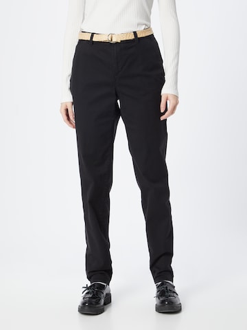 ESPRIT Regular Pants in Black: front