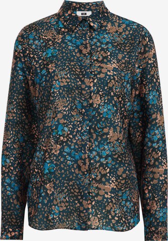 WE Fashion Blouse in Blauw: voorkant