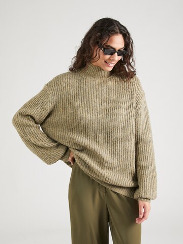 Key Largo Oversized Sweater 'DINA' in Green: front