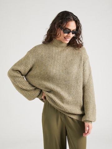 Key Largo Oversized trui 'DINA' in Groen: voorkant