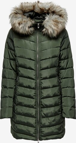 ONLY Winter coat in Green: front