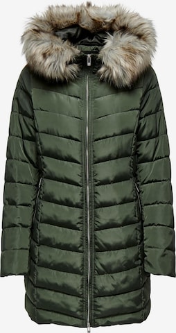 ONLY Winter Coat in Green: front