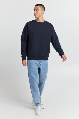 Sweat-shirt !Solid en bleu