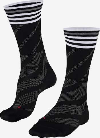 FALKE Athletic Socks 'RU Ultralight' in Black: front