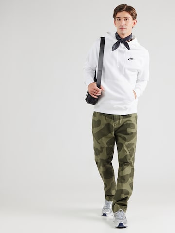 Nike Sportswear Regular fit Majica 'Club Fleece' | bela barva