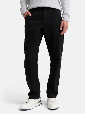 Loosefit Jean TOM TAILOR DENIM en noir : devant