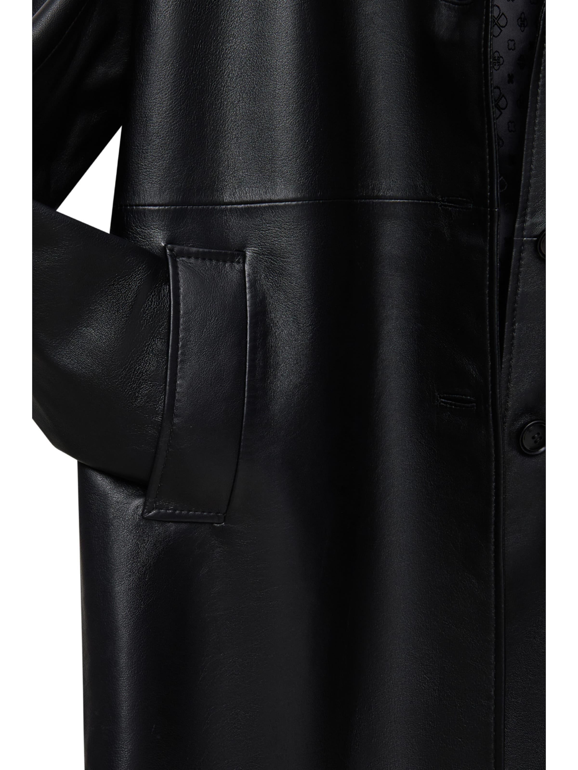 Derimod Mantel 'Emma' in Schwarz