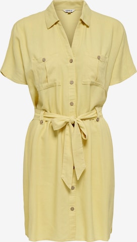 ONLY Shirt dress 'ONLGOA' in Yellow: front