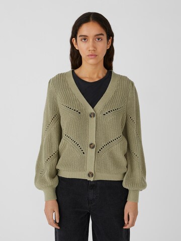 Cardigan 'Lana' OBJECT en vert : devant