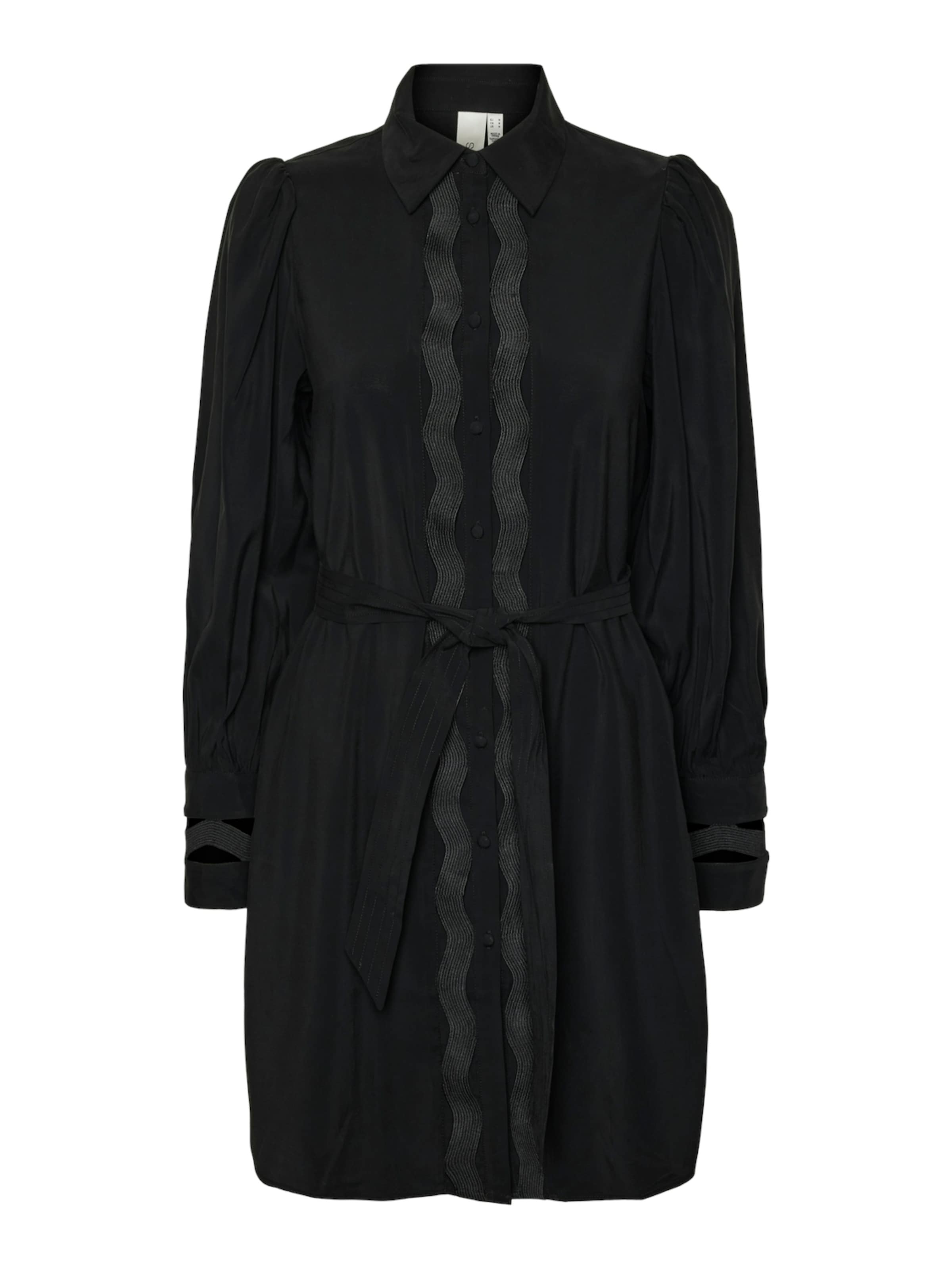 YAS Blusekjole 'YASUNICA' i sort: forside