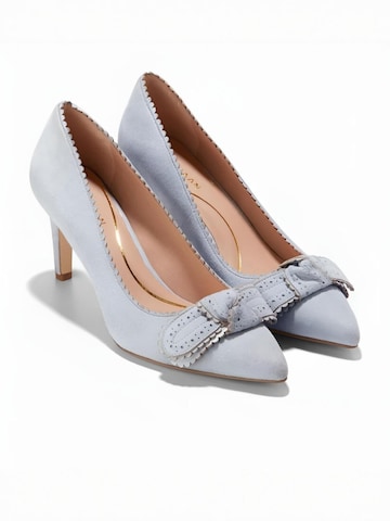 Cole Haan - Bailarina 'Bellport' en azul: frente