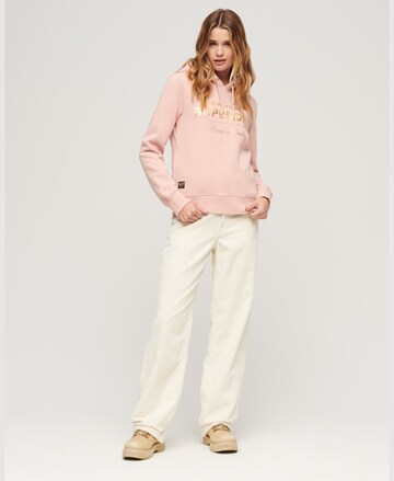 Superdry Sweatshirt in Pink