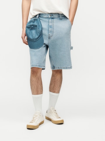 Baggy Jeans de la HOLLISTER pe albastru: față