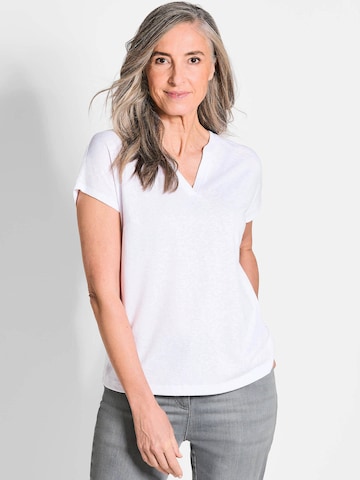 Goldner Shirt in Wit: voorkant