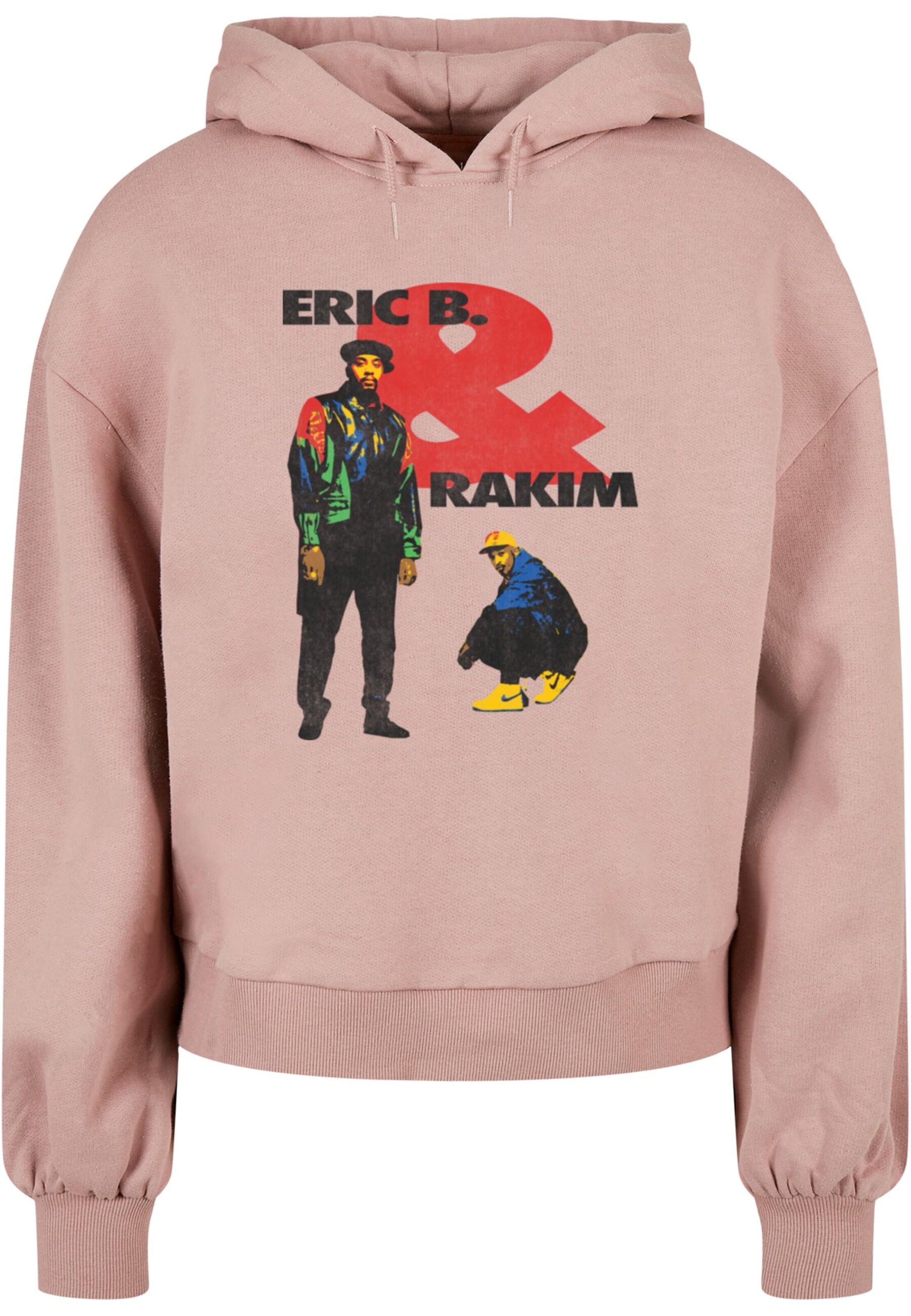 Merchcode Sweatshirt 'Eric B & Rakim - Don't Sweat The Technique' in Pink: Vorderseite