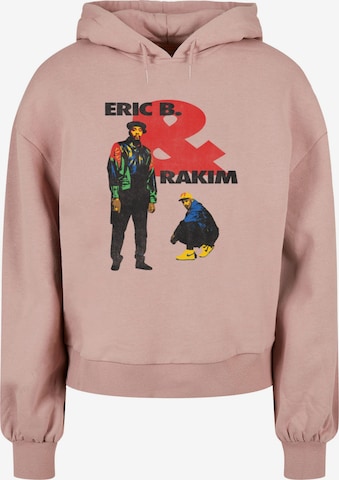 Merchcode Sweatshirt 'Eric B & Rakim - Don't Sweat The Technique' in Pink: predná strana