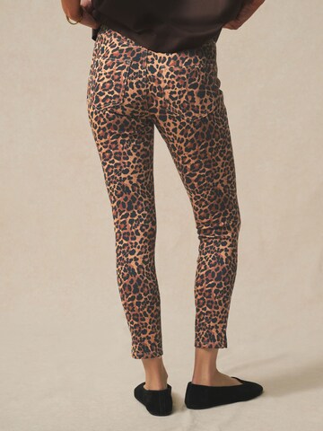 NextSkinny Traper tajice - smeđa boja