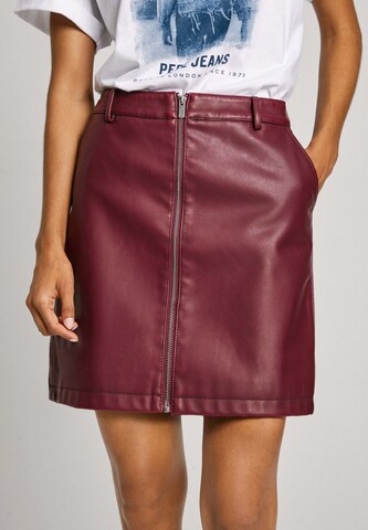 Gonna 'CHARLOTTE' di Pepe Jeans in rosso