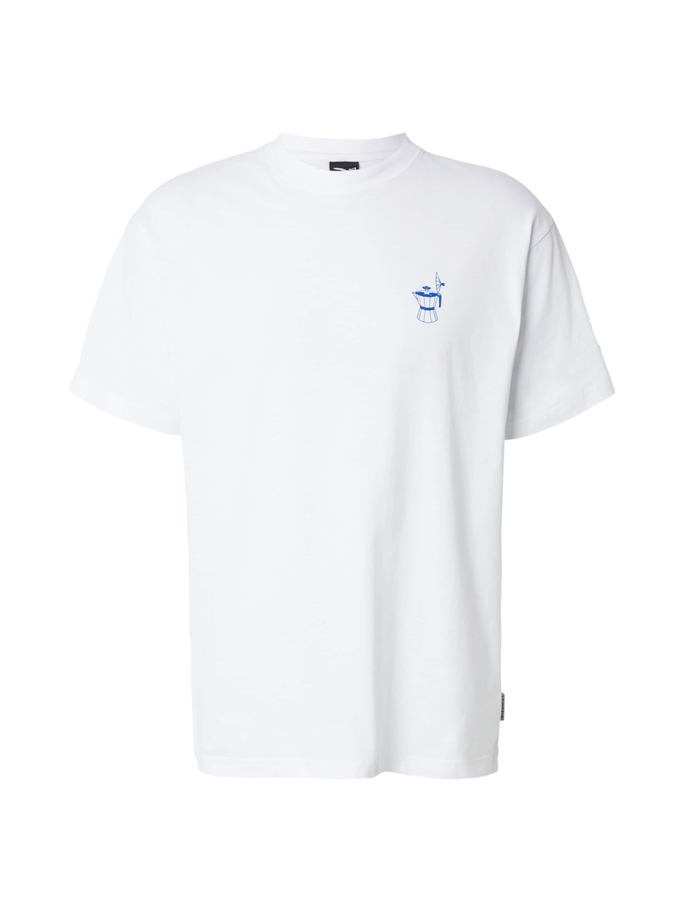 Iriedaily - Camiseta 'Couchboy' en blanco: frente