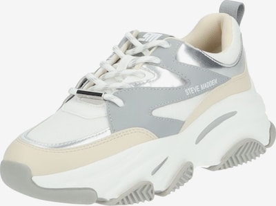 Sneaker bassa STEVE MADDEN di colore crema / grigio chiaro / bianco, Visualizzazione prodotti