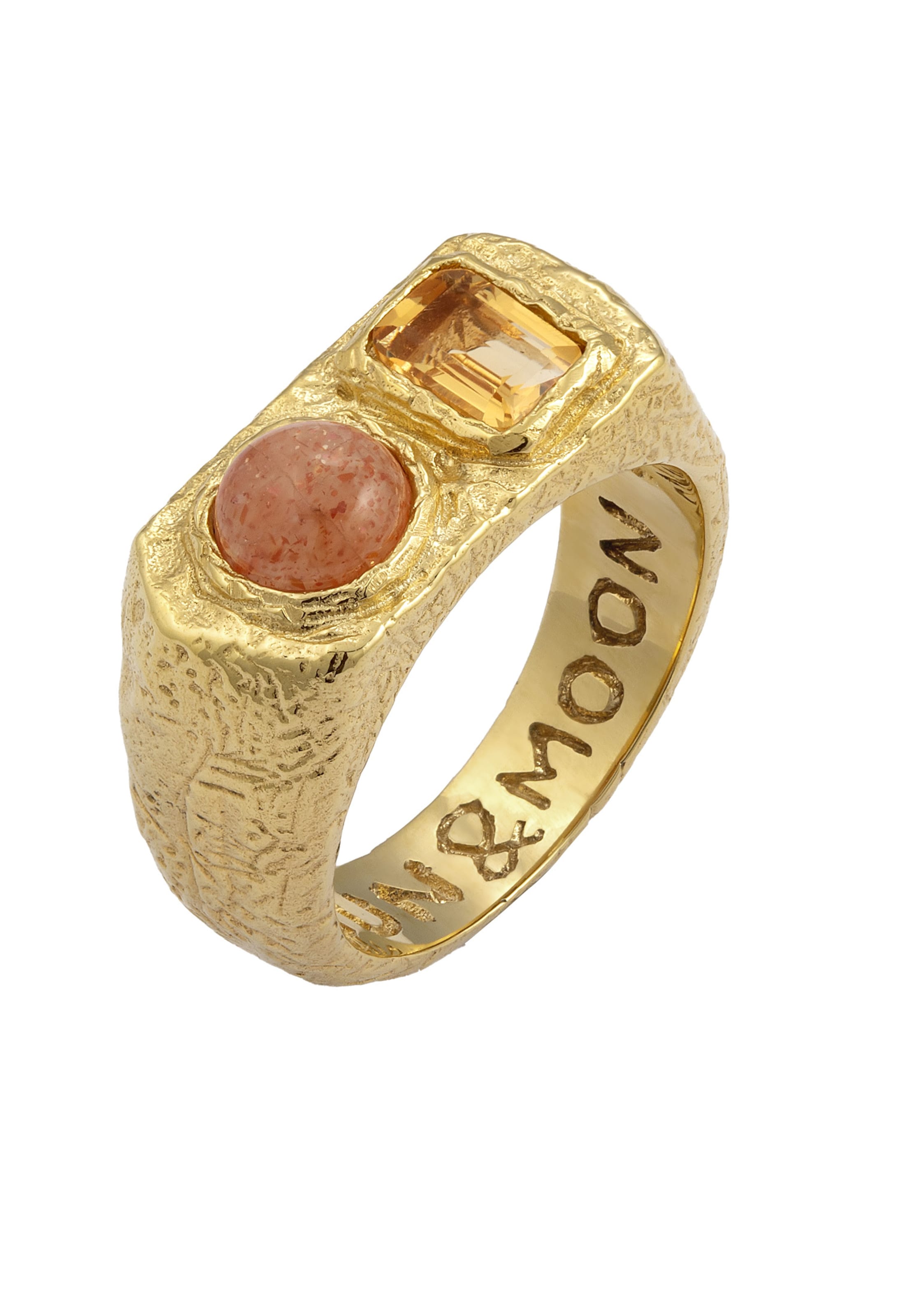 Haze&Glory Ring in Gold: Vorderseite