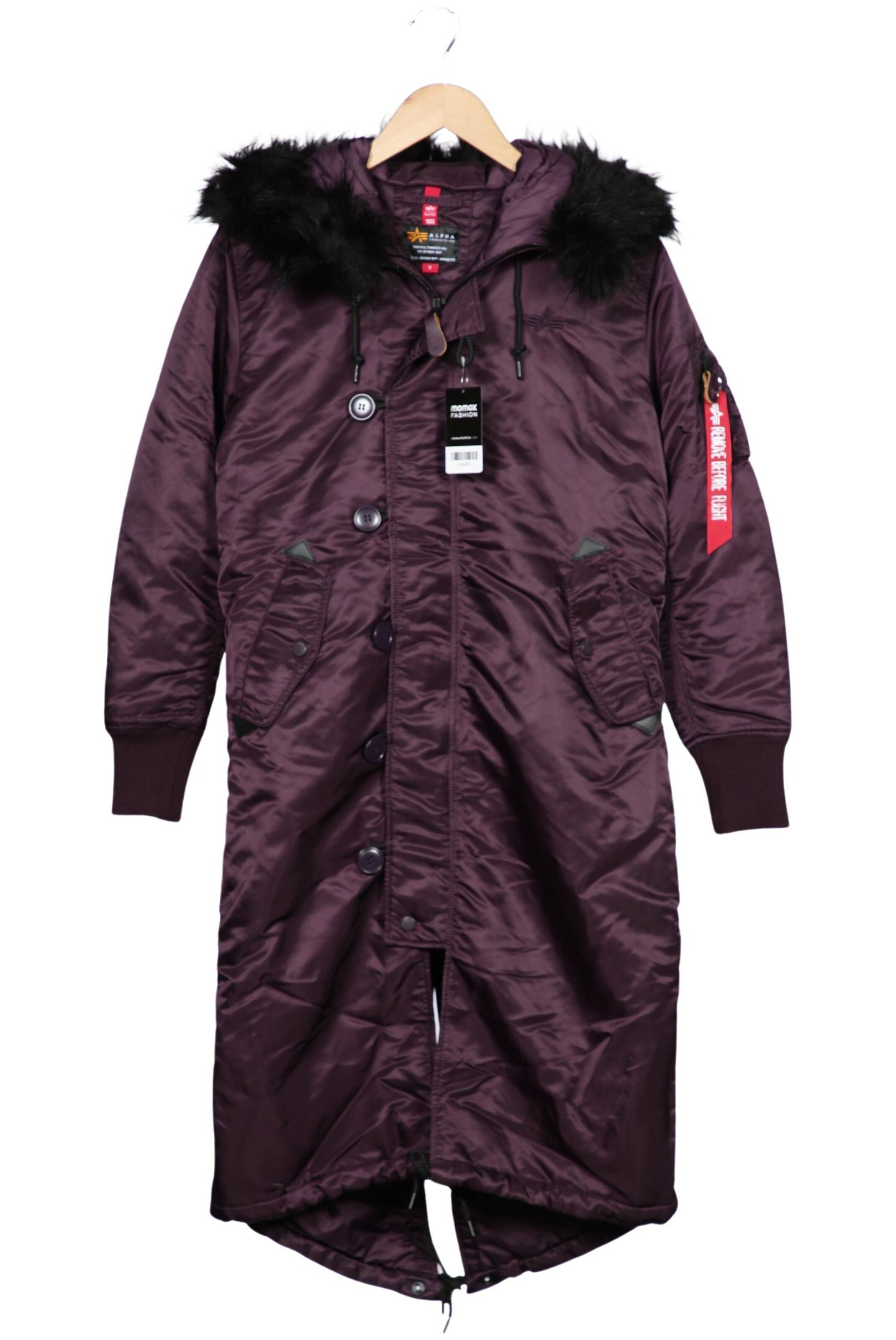 ALPHA INDUSTRIES Jacket & Coat in S in Purple: front
