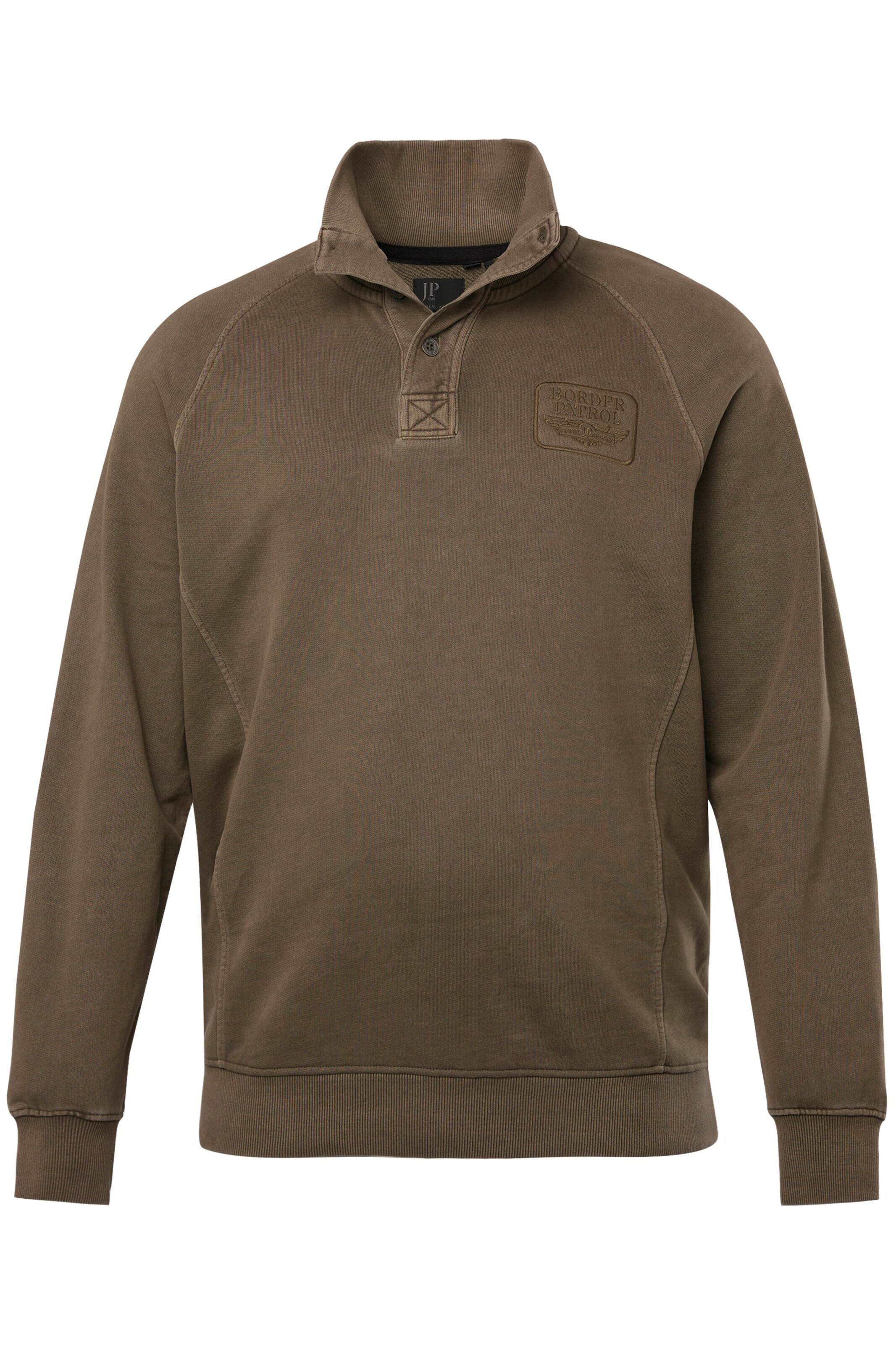 JP1880 Sweatshirt in Braun: Vorderseite