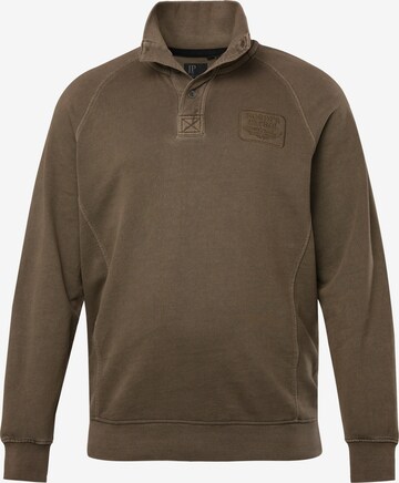 Sweat-shirt JP1880 en marron : devant