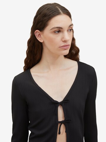 TOM TAILOR DENIM Bolero in Black