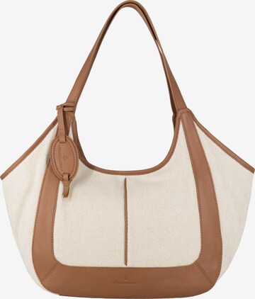 DreiMaster Maritim Shopper in Brown: front