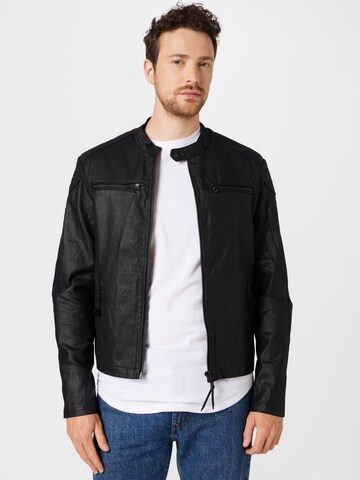 Veste mi-saison Superdry en noir : devant