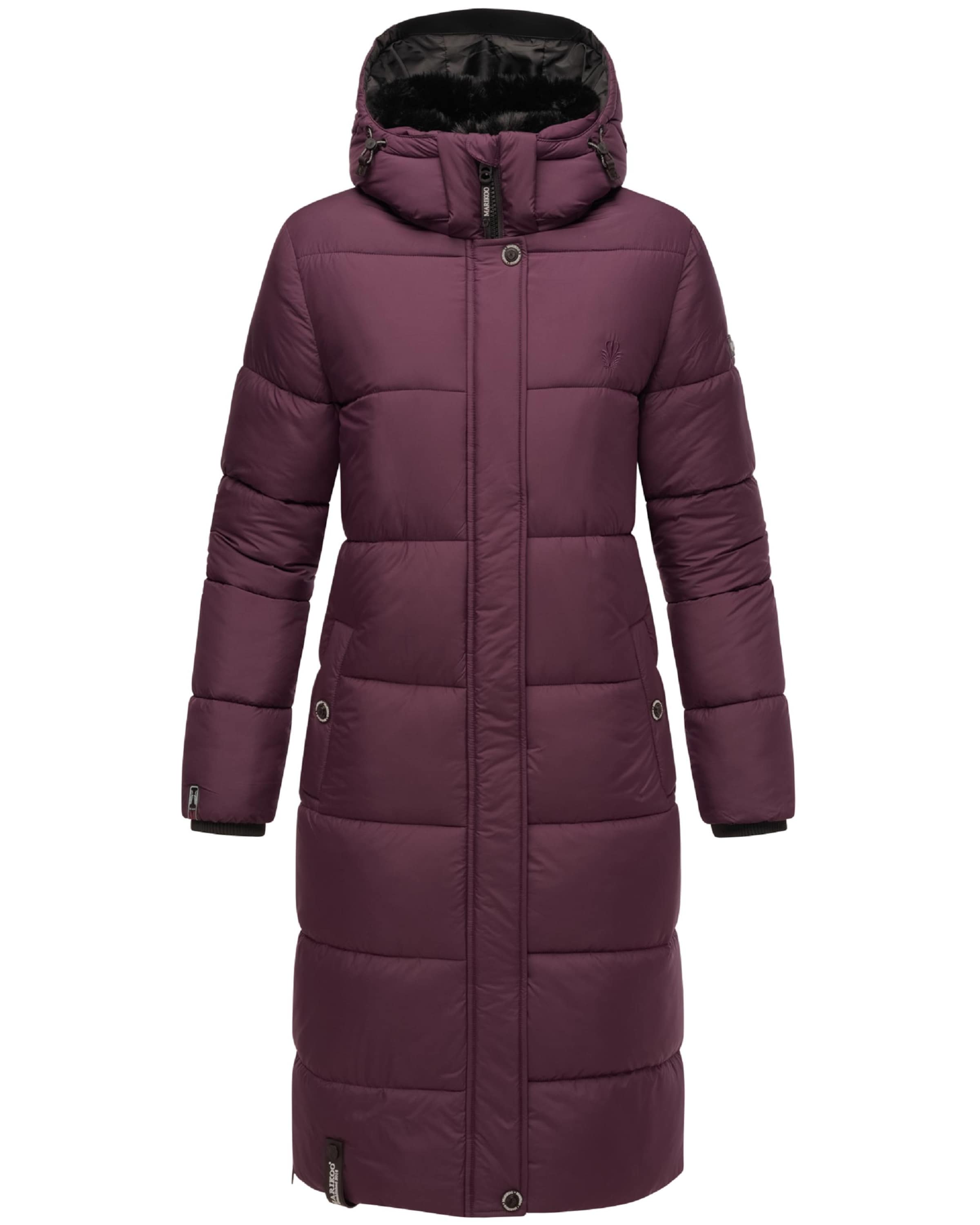 MARIKOO Winter coat 'Reliziaa' in Purple