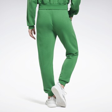 Coupe slim Pantalon de sport Reebok en vert