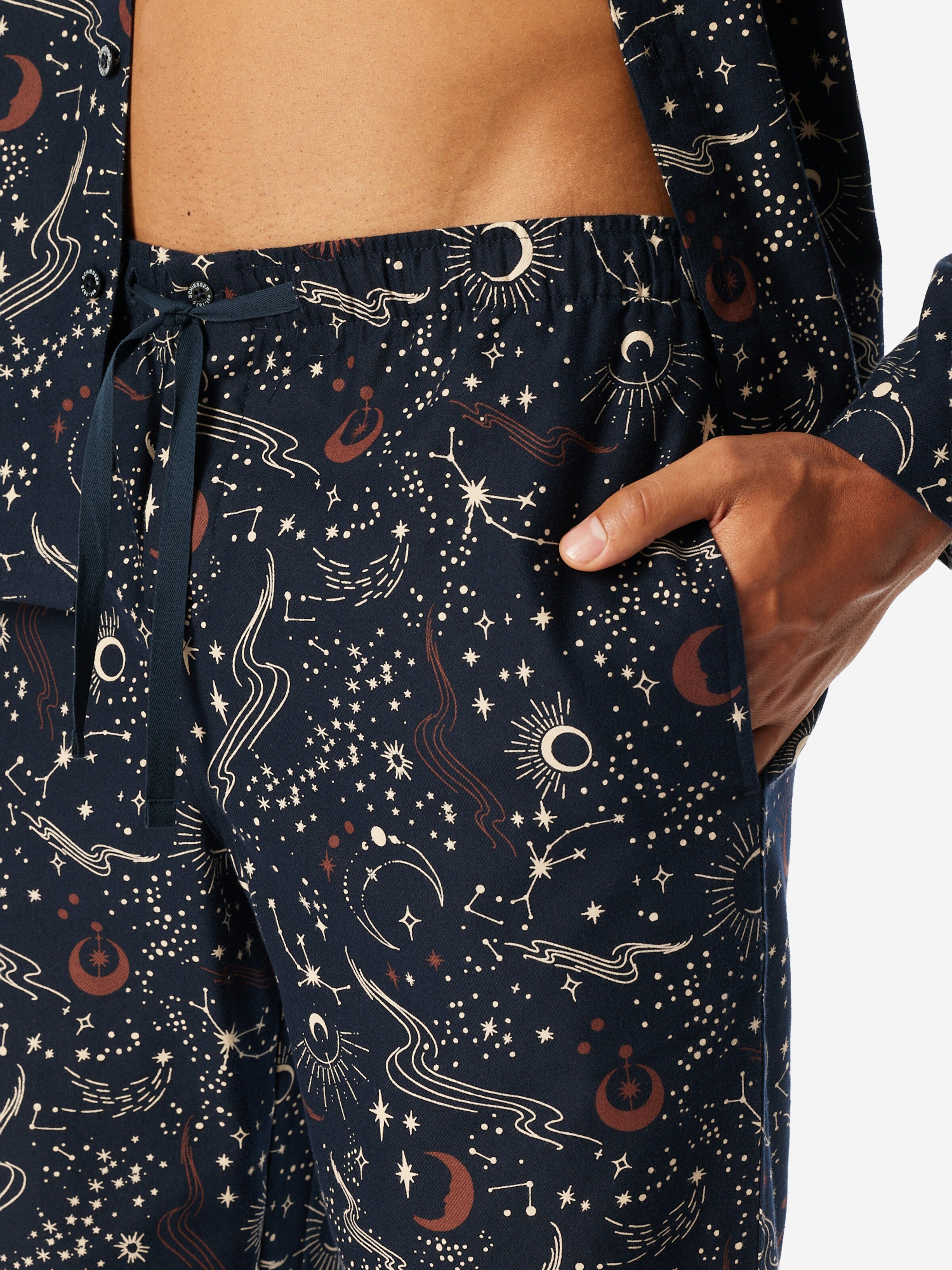 Pyjama long ' X-Mas Gifting Sets ' SCHIESSER en bleu