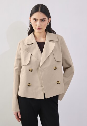 Street One Studio Between-Season Jacket in Beige: front