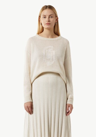 Pull-over COMMA en beige : devant