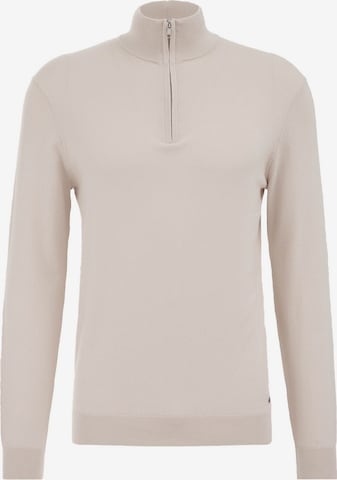 WE Fashion Sweater in Beige: front