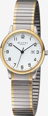 REGENT Uhr in Silber: Vorderseite