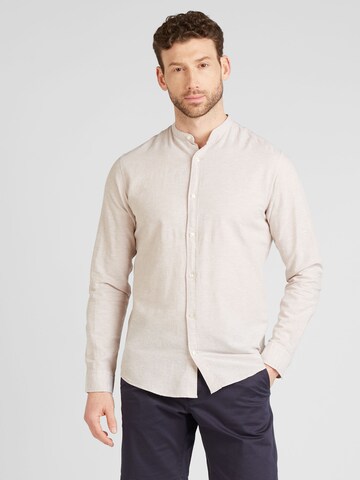 JACK & JONES Regular fit Skjorta i beige: framsida