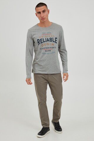 BLEND Shirt 'Georg' in Grey