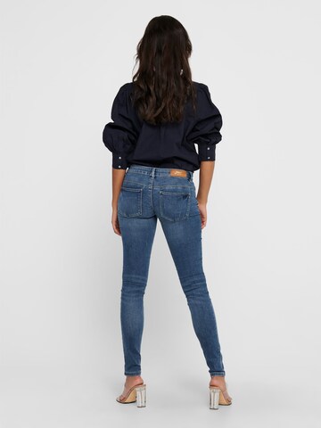 ONLY Skinny Jeans 'Coral' in Blauw