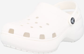Clogs 'Classic' di Crocs in bianco: frontale