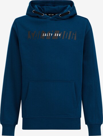 WE Fashion Sweatshirt in Blauw: voorkant