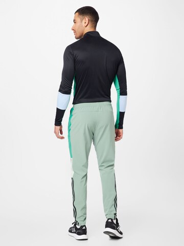 ADIDAS PERFORMANCE Regular Sports trousers 'Colorblock 3-Stripes' in Green