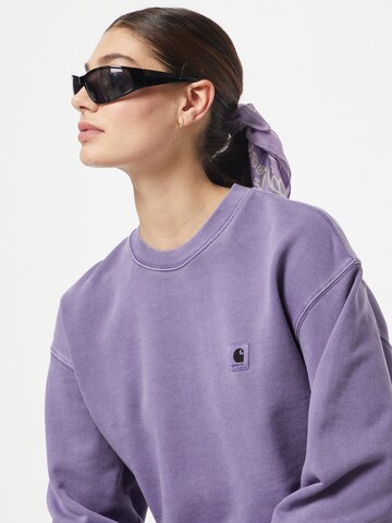 Carhartt WIP Sweatshirt 'Nelson' in Lila